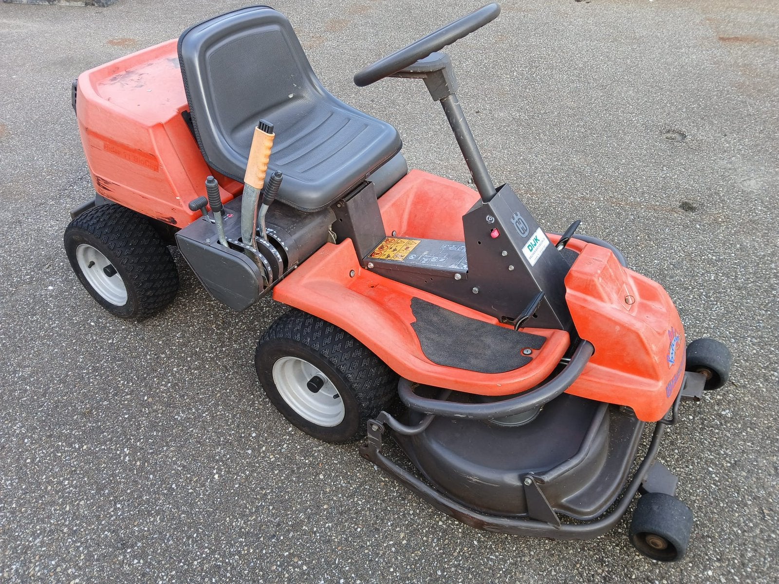 Husqvarna Rider 11 frontmaaier te koop!, Ophalen, Gebruikt, Elektrische starter, 90 tot 120 cm