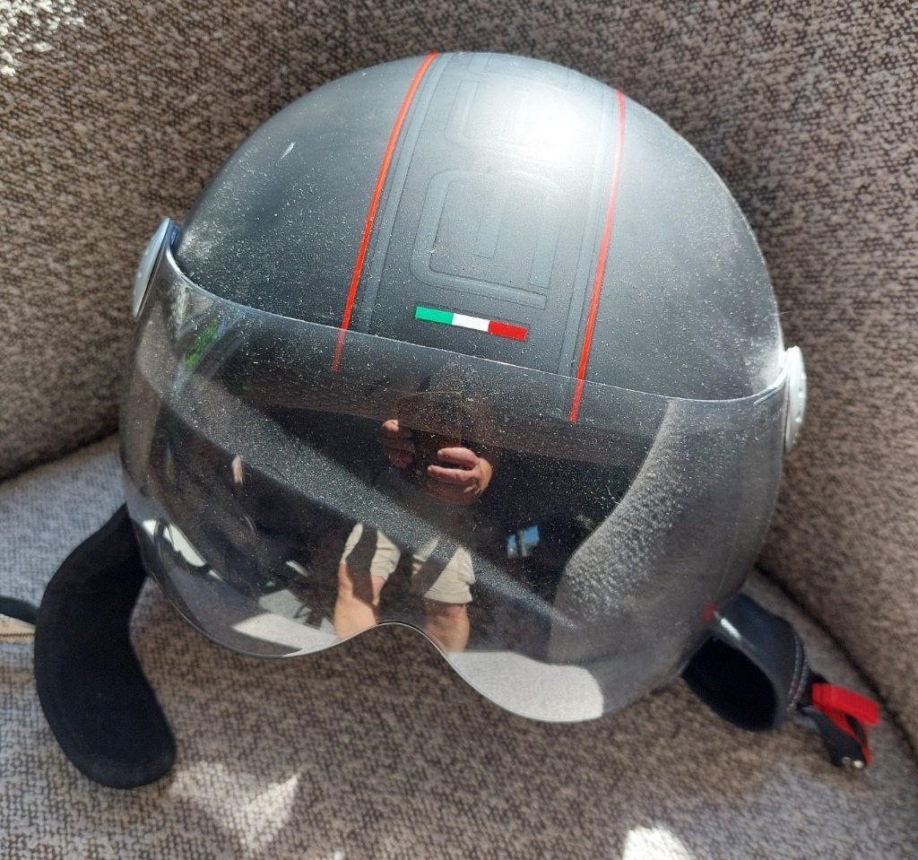 Scooter helm ece r 22-05 BEON DESIGN ZGAN, Ophalen, Zo goed als nieuw, Large, BEON
