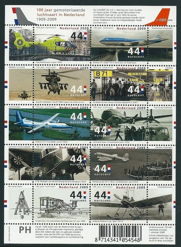 nederland nvph v2672 - 2681 (pf), Postzegels en Munten, Postzegels | Nederland, Verzenden, Na 1940, Postfris