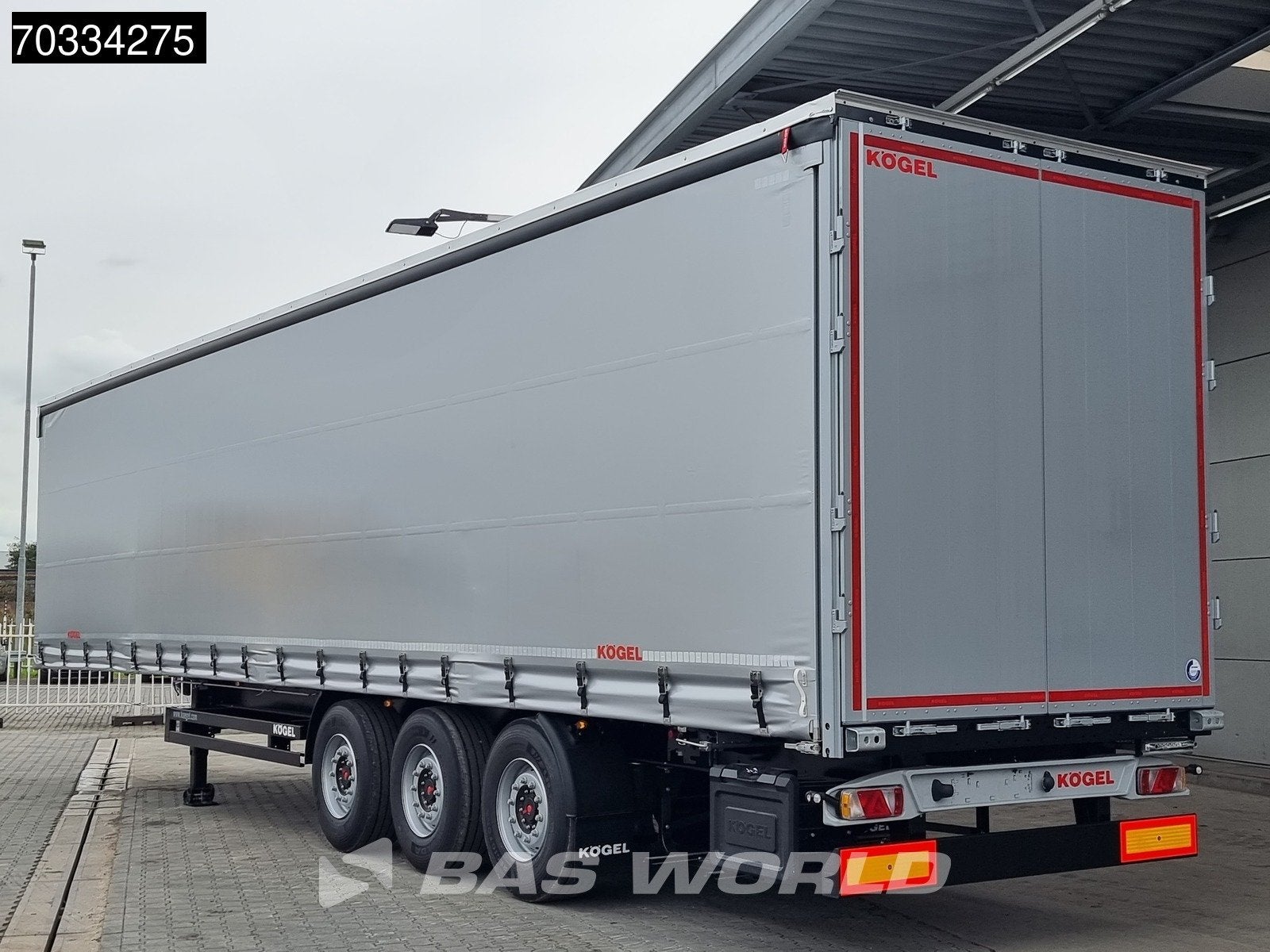 Kögel S24-1 NEW! Lifting axle Standard, Auto's, Stof, Overige brandstoffen, Bedrijf, Zilver of Grijs