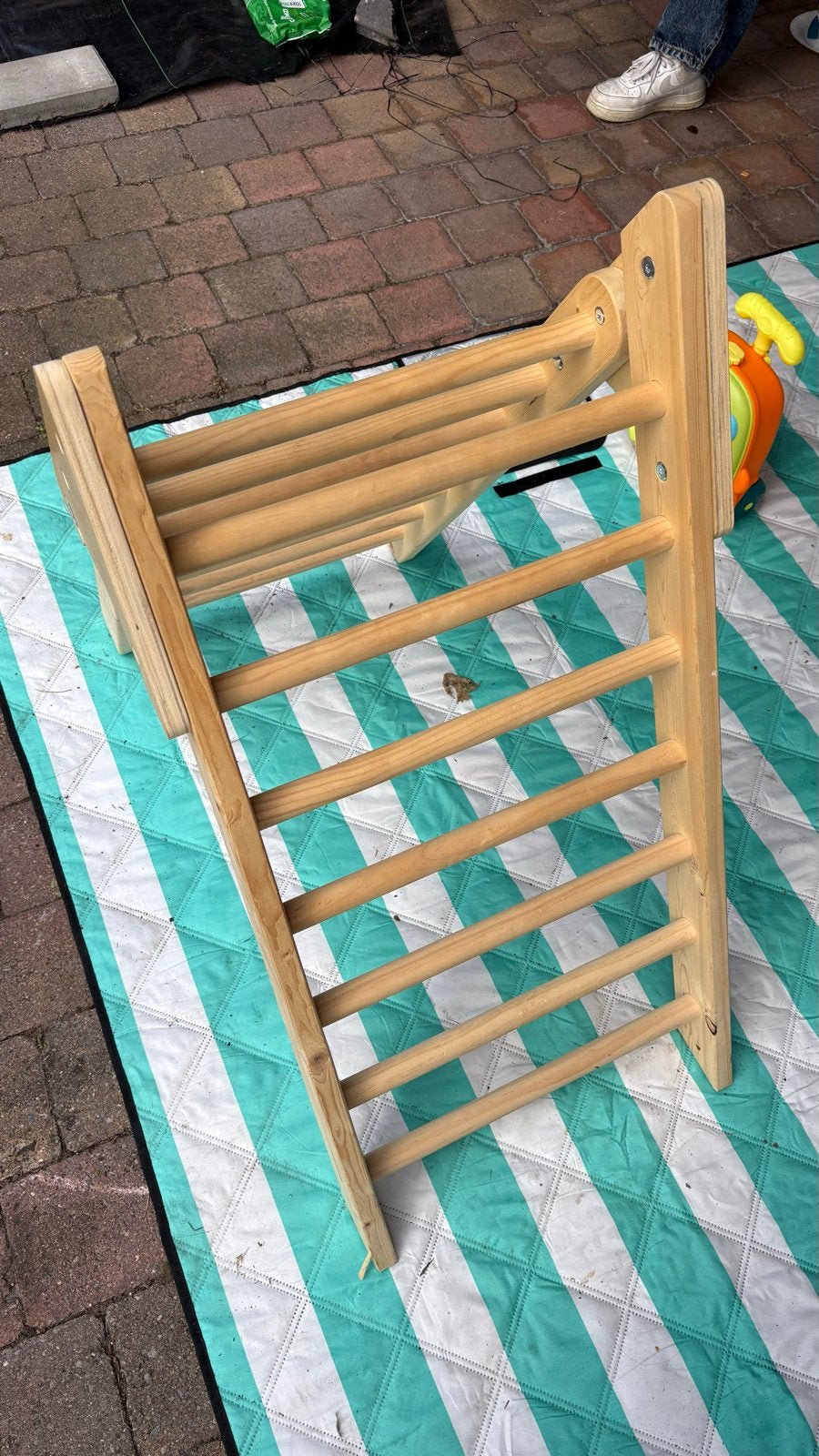 Houten Klimrek voor Kinderen - Montessori Speelgoed, Ophalen, Gebruikt, Klimwand