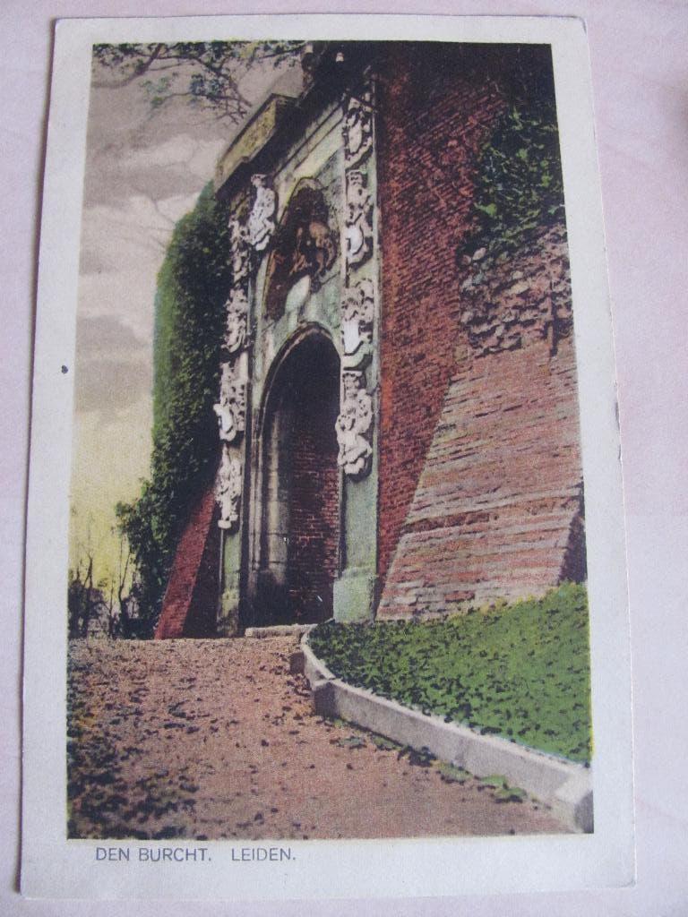 Leiden, Den Burcht 1925, Ophalen of Verzenden, 1920 tot 1940, Gelopen, Zuid-Holland