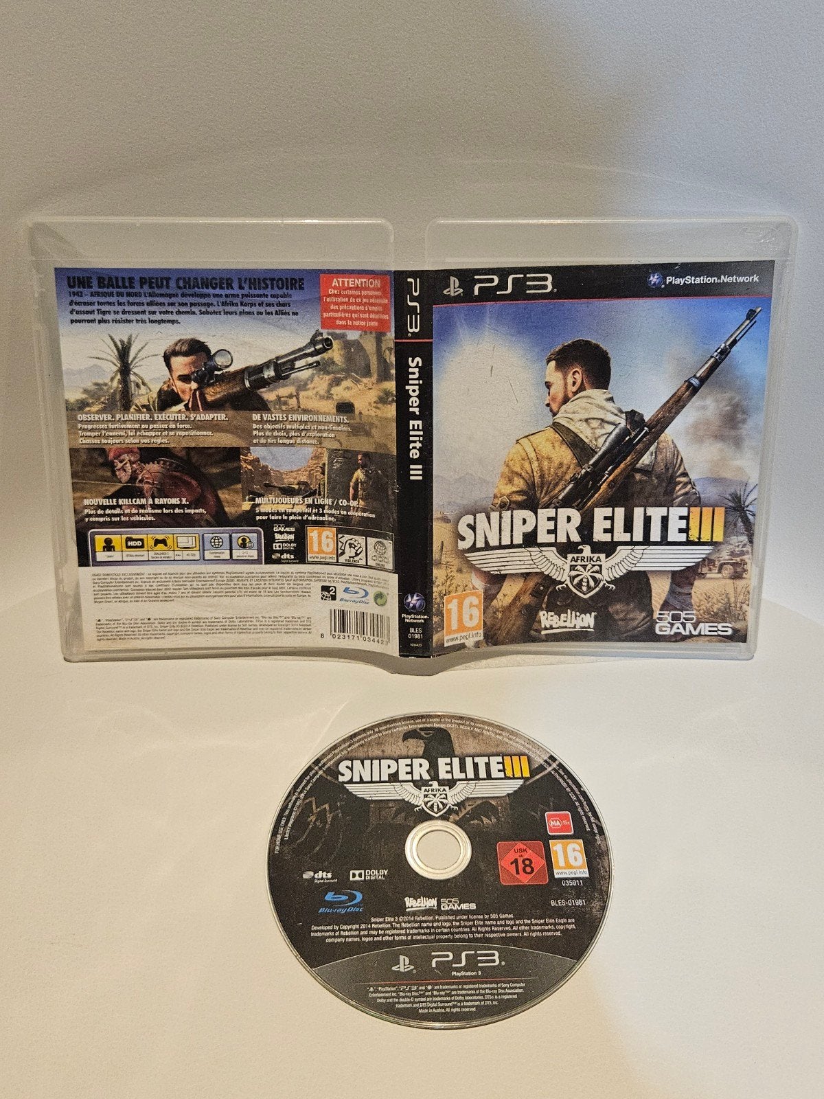 Sniper Elite III Afrika PS3, Spelcomputers en Games, Games | Sony PlayStation 3, Gebruikt, Shooter, 1 speler, Ophalen of Verzenden