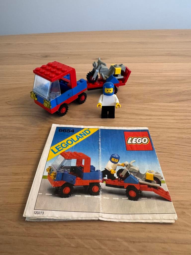 LEGO set 6654 Motorcycle Transport, Kinderen en Baby's, Speelgoed | Duplo en Lego, Gebruikt, Lego, Ophalen of Verzenden, LEGOLAND