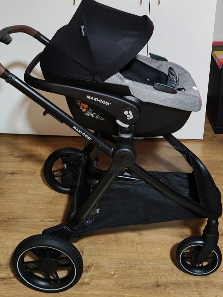 Maxi-Cosi Zelia S Trio2 - 3-in-1 Stroller - Dark Grey, Met autostoeltje, Zo goed als nieuw, Maxi-Cosi, Ophalen
