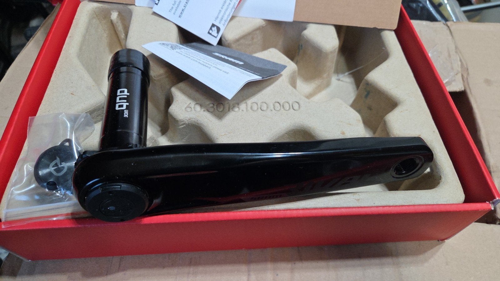 Sram Rival Axs quarq powermeter 170 mm dub wide nieuw, Fietsen en Brommers, Crankstel of Pedalen, Nieuw, Ophalen of Verzenden