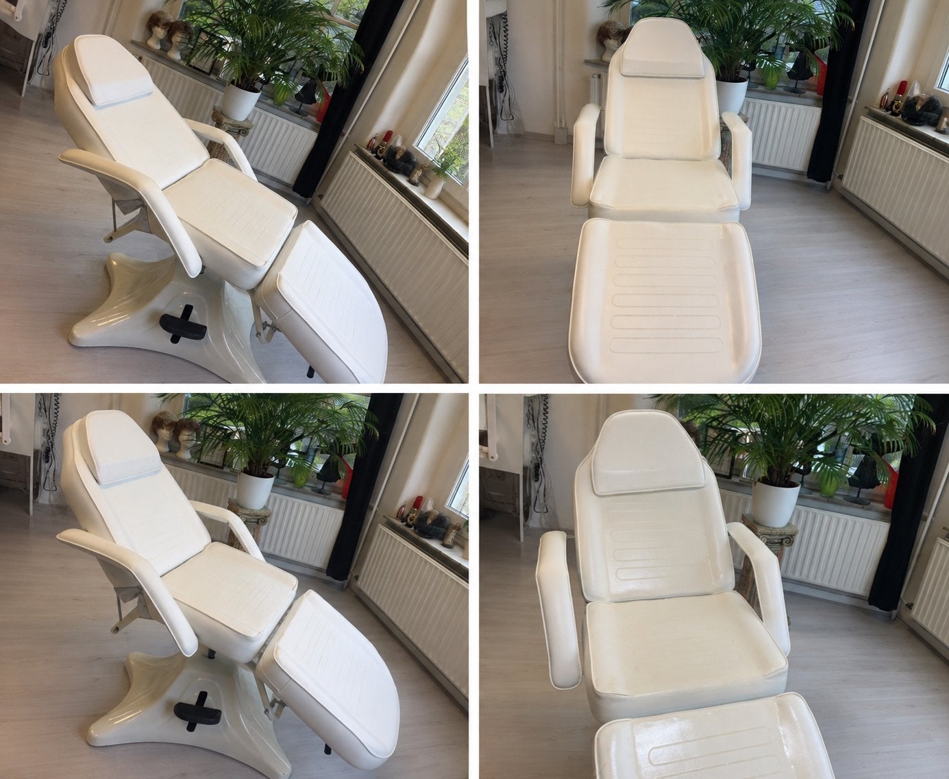 Professionele behandelstoel/massagetafel - Wit, Ophalen, Kunststof, Gebruikt, Wit