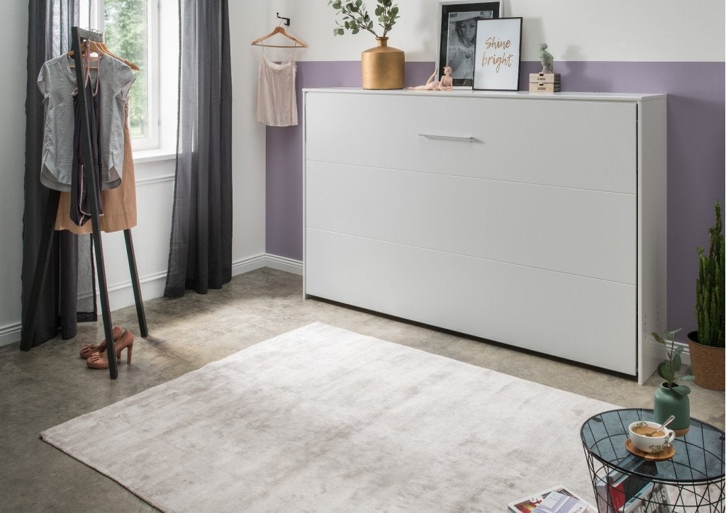 Juist opklapbed horizontaal - 120 x 200 - Wit, Huis en Inrichting, Slaapkamer | Bedden, Niet ingevuld, Niet ingevuld, Niet ingevuld