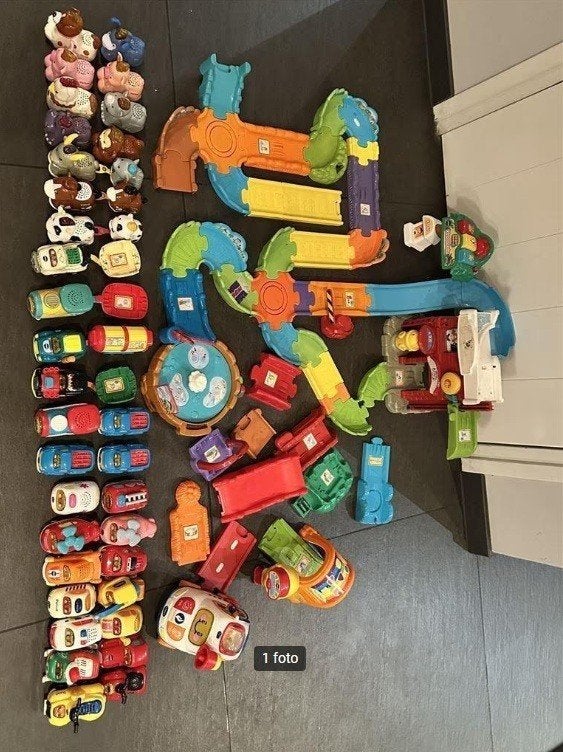 Toet Toet en Zoef Zoef set met heel veel auto’s en dieren, Ophalen of Verzenden, Gebruikt, 6 jaar of ouder