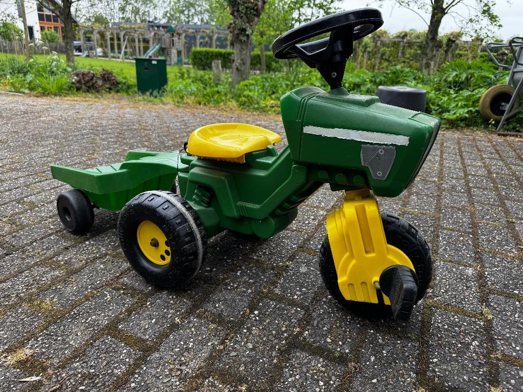 traptractor met aanhanger, Ophalen, Gebruikt, Trapvoertuig