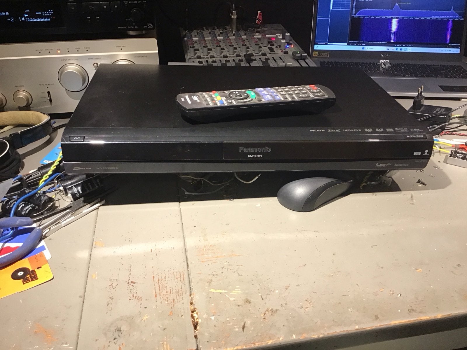 Panasonic DMR-EH49 DVD Recorder met Harddisk, Audio, Tv en Foto, Dvd-spelers, Gebruikt, Dvd-recorder, Panasonic, Met harddisk
