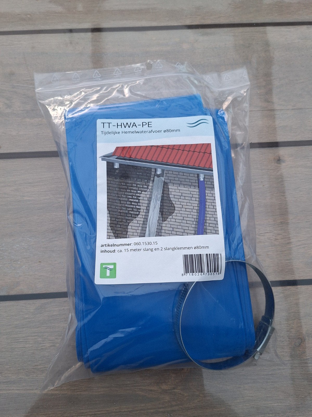 Tijdelijke hemelwater afvoer, Ophalen, Overige materialen, 6 meter of meer, Nieuw
