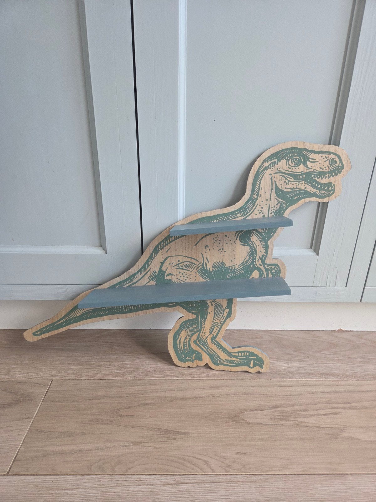 Dinosaurus wandplankje van Maisons du Monde, Kinderen en Baby's, Gebruikt, Overige merken, Ophalen of Verzenden, Wanddecoratie