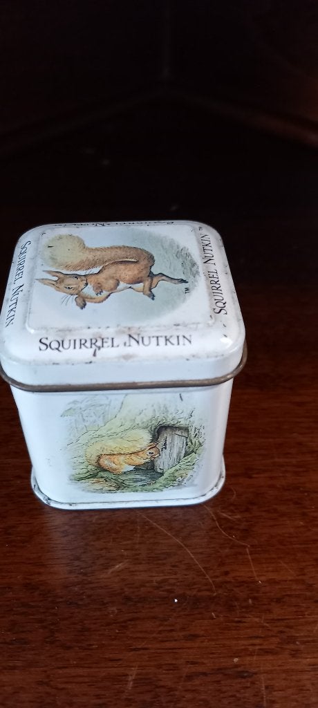 Beatrix Potter Squirrel Nutkin blikken doosje, Verzamelen, Ophalen of Verzenden, Gebruikt, Overige, Overige merken