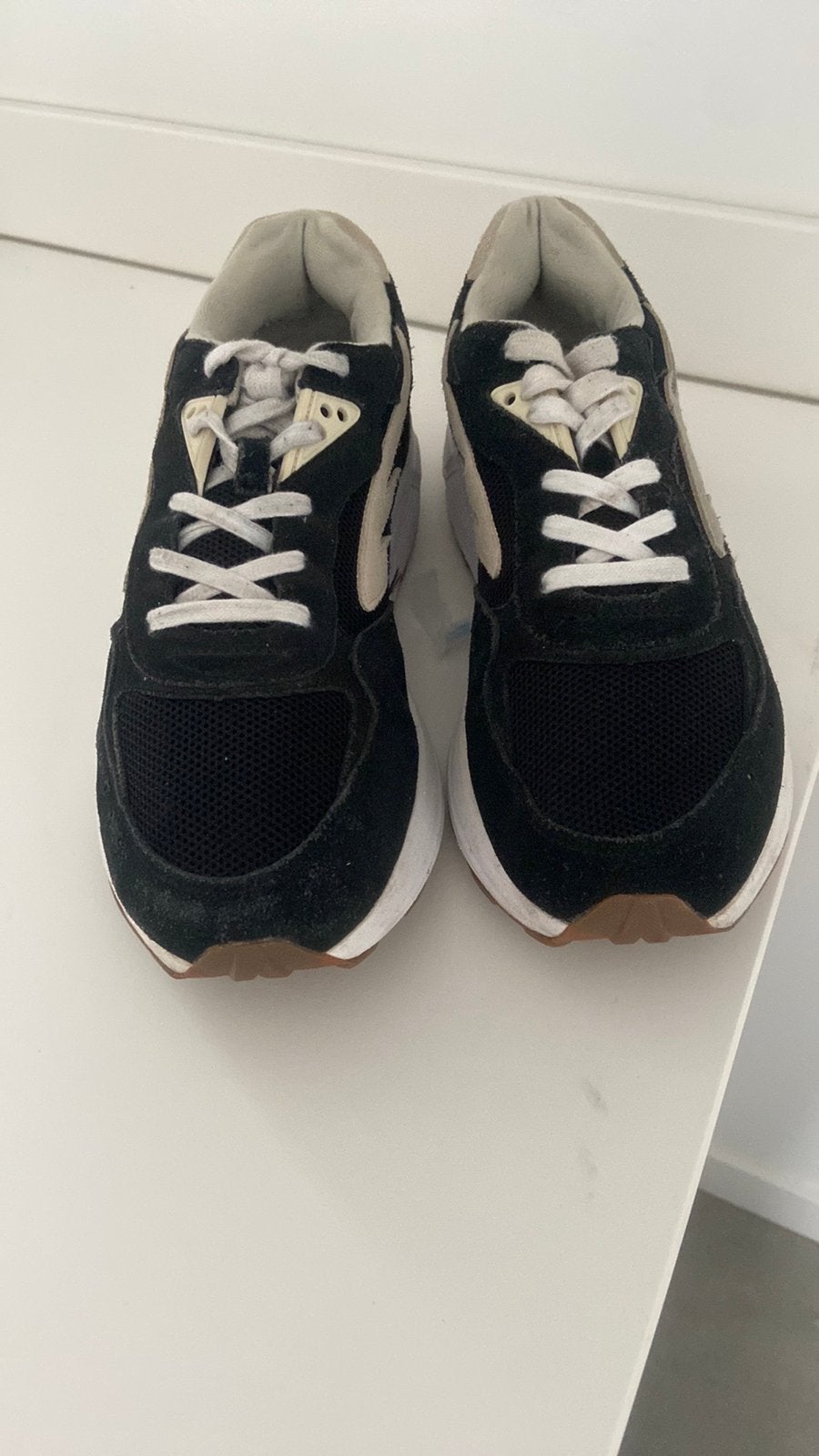 Heren Hi-tec zwarte sneakers, Kleding | Heren, Verzenden, Zwart, Sneakers of Gympen