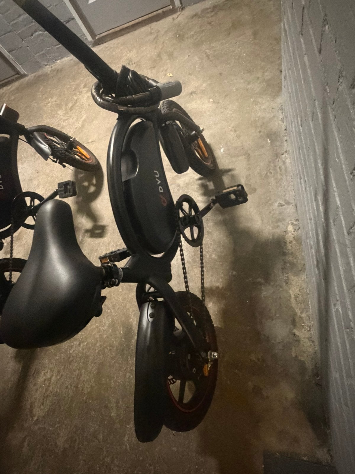 DYU Electrische fiets/ opvouwbaar, Zo goed als nieuw, 47 tot 51 cm, 30 tot 50 km per accu, Ophalen