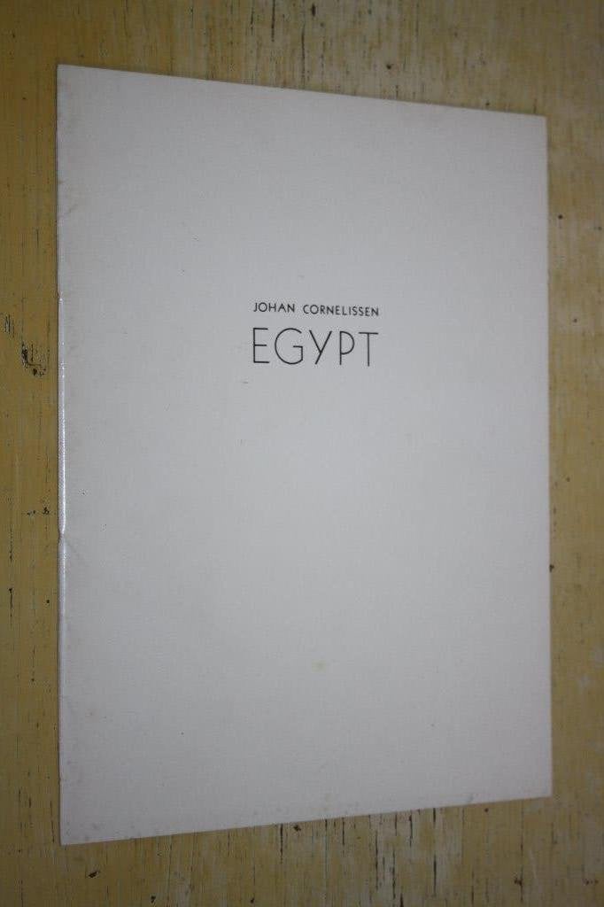 Johan Cornelissen Egypt Cres Amsterdam Egypte Cairo, Ophalen of Verzenden, Gelezen, Fotografen