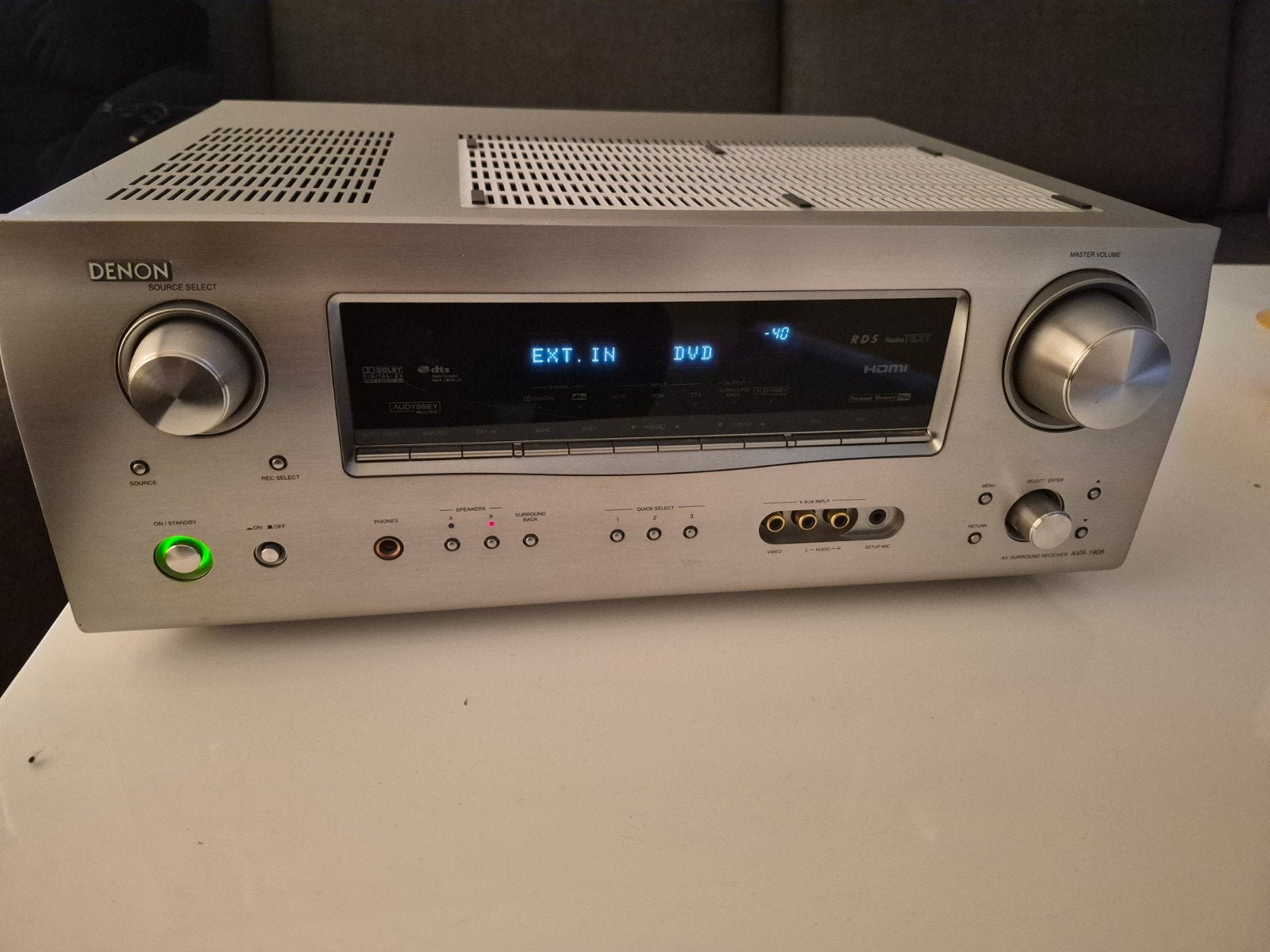Denon receiver, Ophalen of Verzenden, 120 watt of meer, Denon