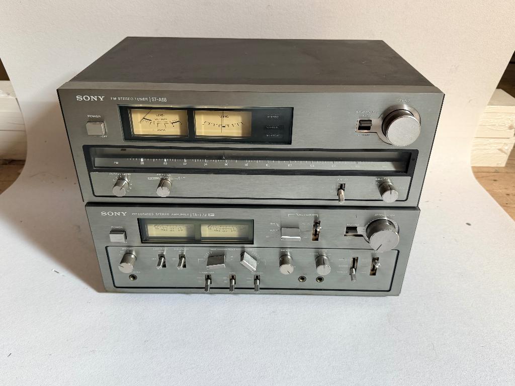 Sony TA-F7B VFet versterker + ST-A6B tuner zeldzaam!, Audio, Tv en Foto, Versterkers en Receivers, Gebruikt, Ophalen of Verzenden