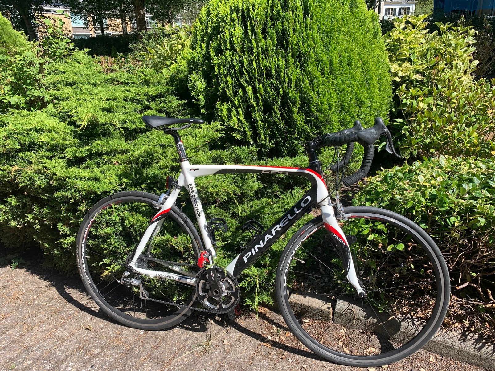 Pinarello FP 5 carbon met Campagnola Centaur, Fietsen en Brommers, 28 inch, Gebruikt, Carbon, Velgrem