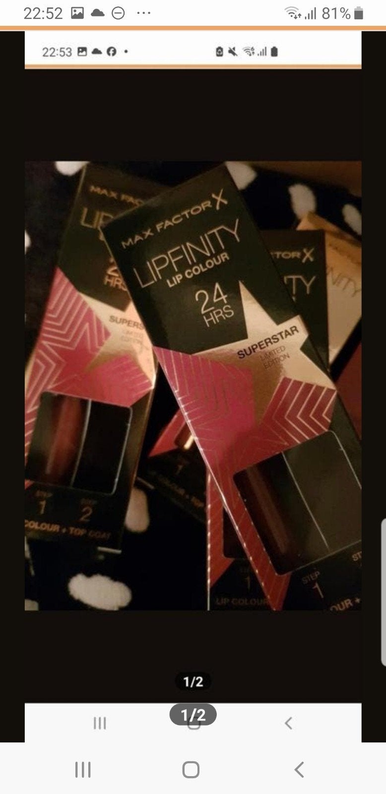 10 stuks maxfactor lipfinity zonder topcoat nr 86, Verzenden, Nieuw, Overige kleuren, Handen en Nagels
