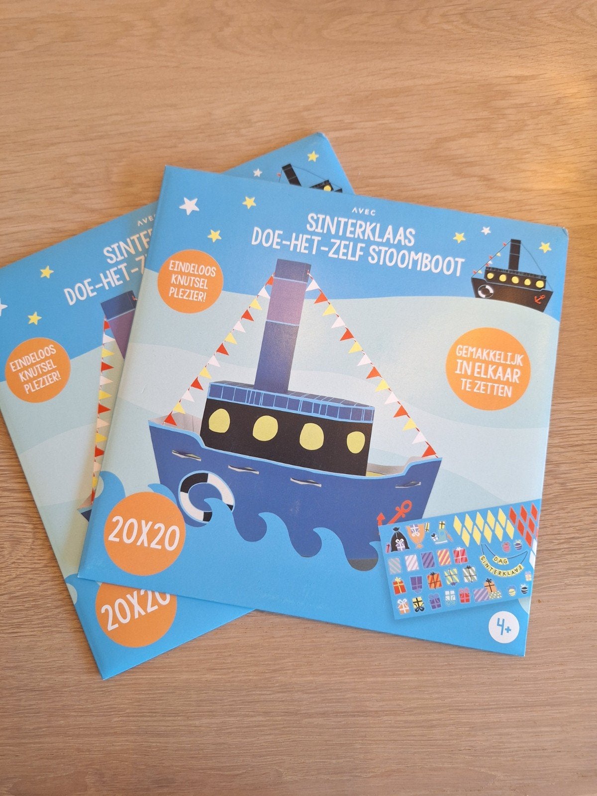 Sinterklaas doe-het-zelf stoomboot knutselen, Ophalen