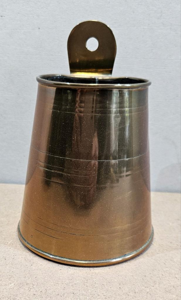 Antiek koperen doofpotje of maatbeker, Antiek en Kunst, Ophalen of Verzenden, Koper