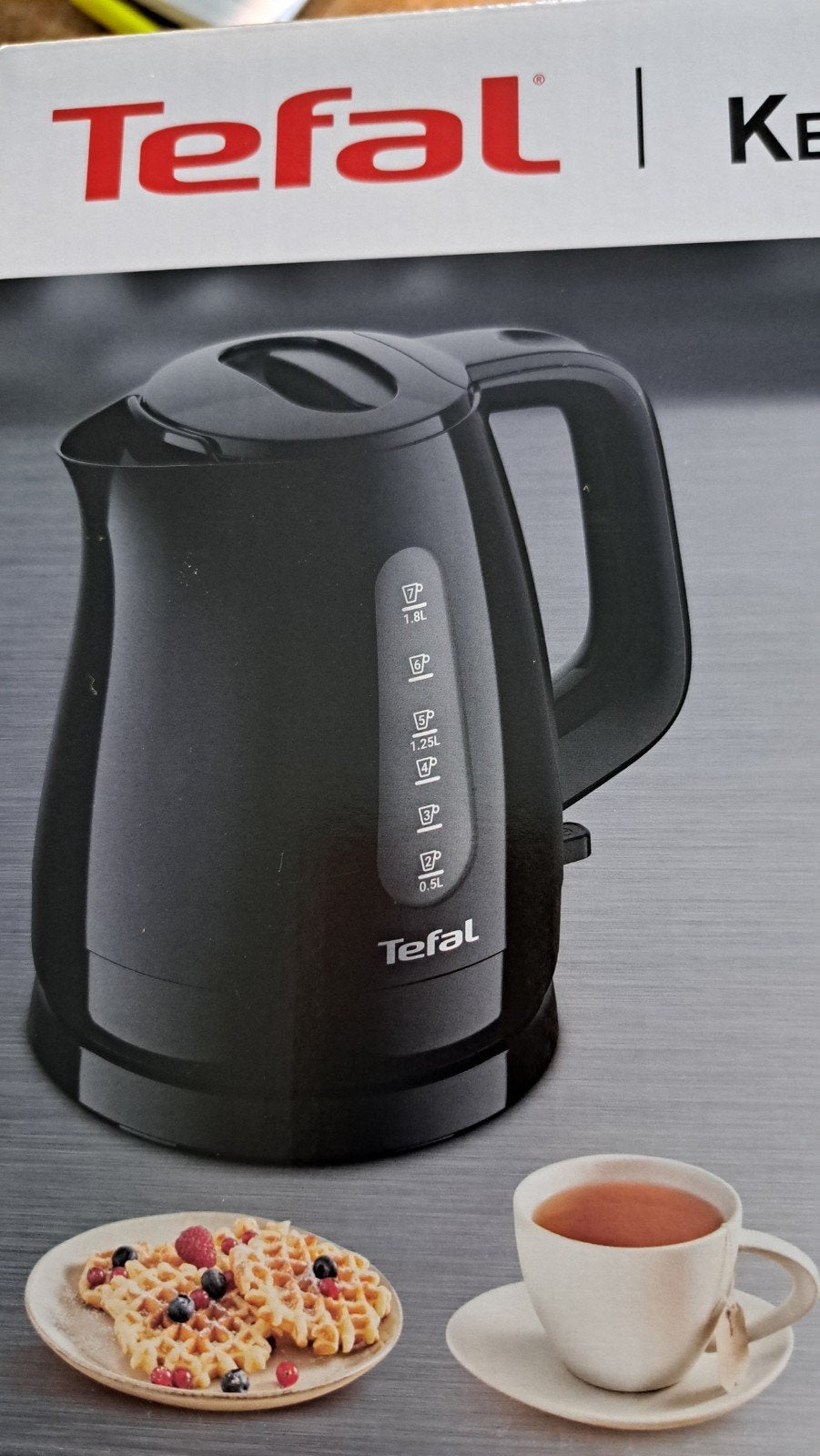 tefal waterkoker,, 1 tot 2 liter, Ophalen, Nieuw