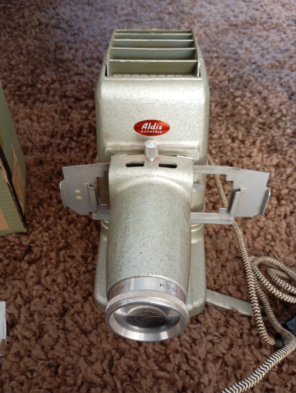 Vintage Aldis Diaprojector igst+ Toebehoren, Audio, Tv en Foto, Ophalen of Verzenden