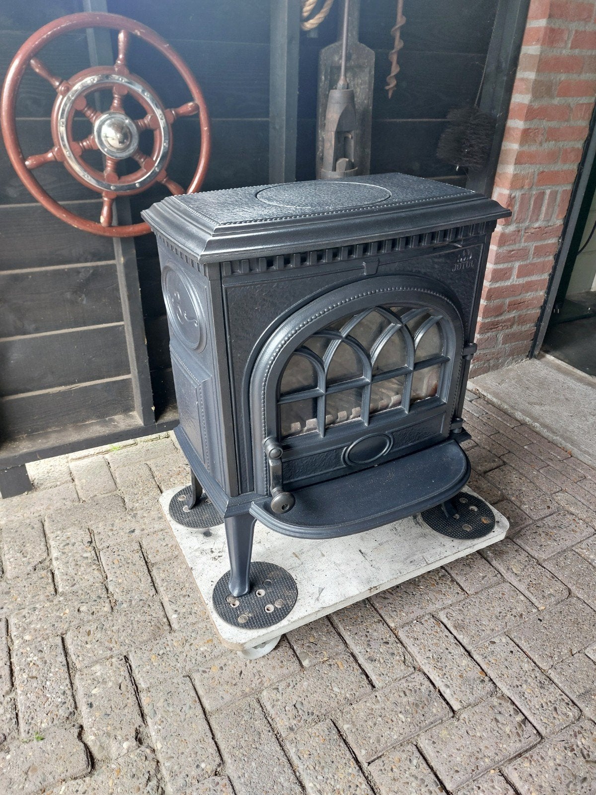 Jotul 3 TD houtkachel, Ophalen, Houtkachel, Zo goed als nieuw, Vrijstaand