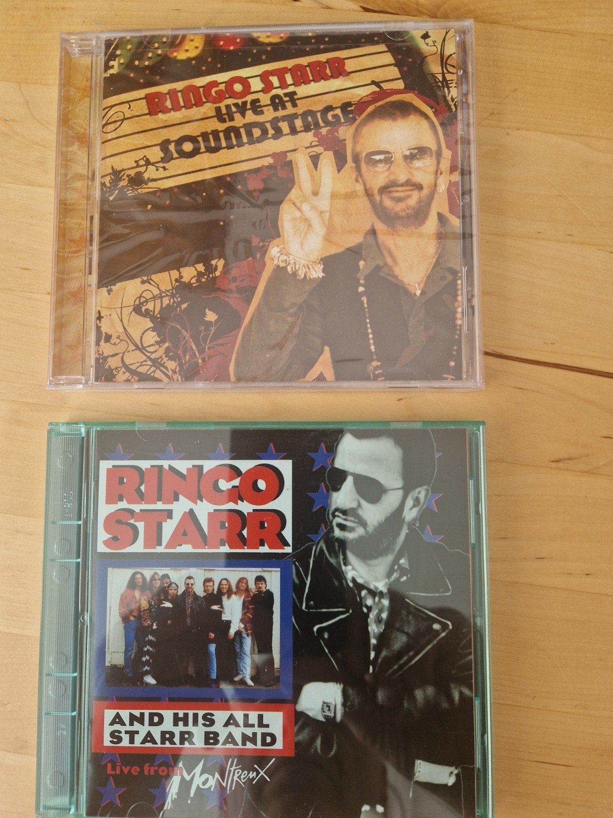Ringo Starr CD's: Live at Soundstage & Live from Montreux, Gebruikt, Pop, Ophalen of Verzenden, Inclusief doosje