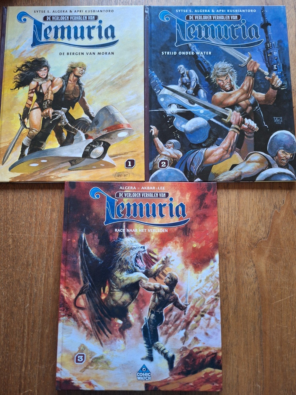 Te koop lemuria hardcover 3 delen, Boeken, Meerdere comics, Verzenden, Zo goed als nieuw, Europa