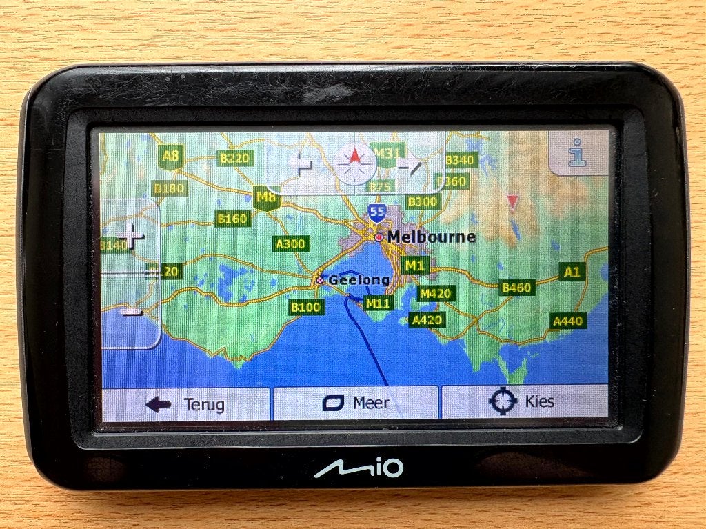 Mio GPS navigatie Australië + Nieuw Zealand, Ophalen of Verzenden, Gebruikt