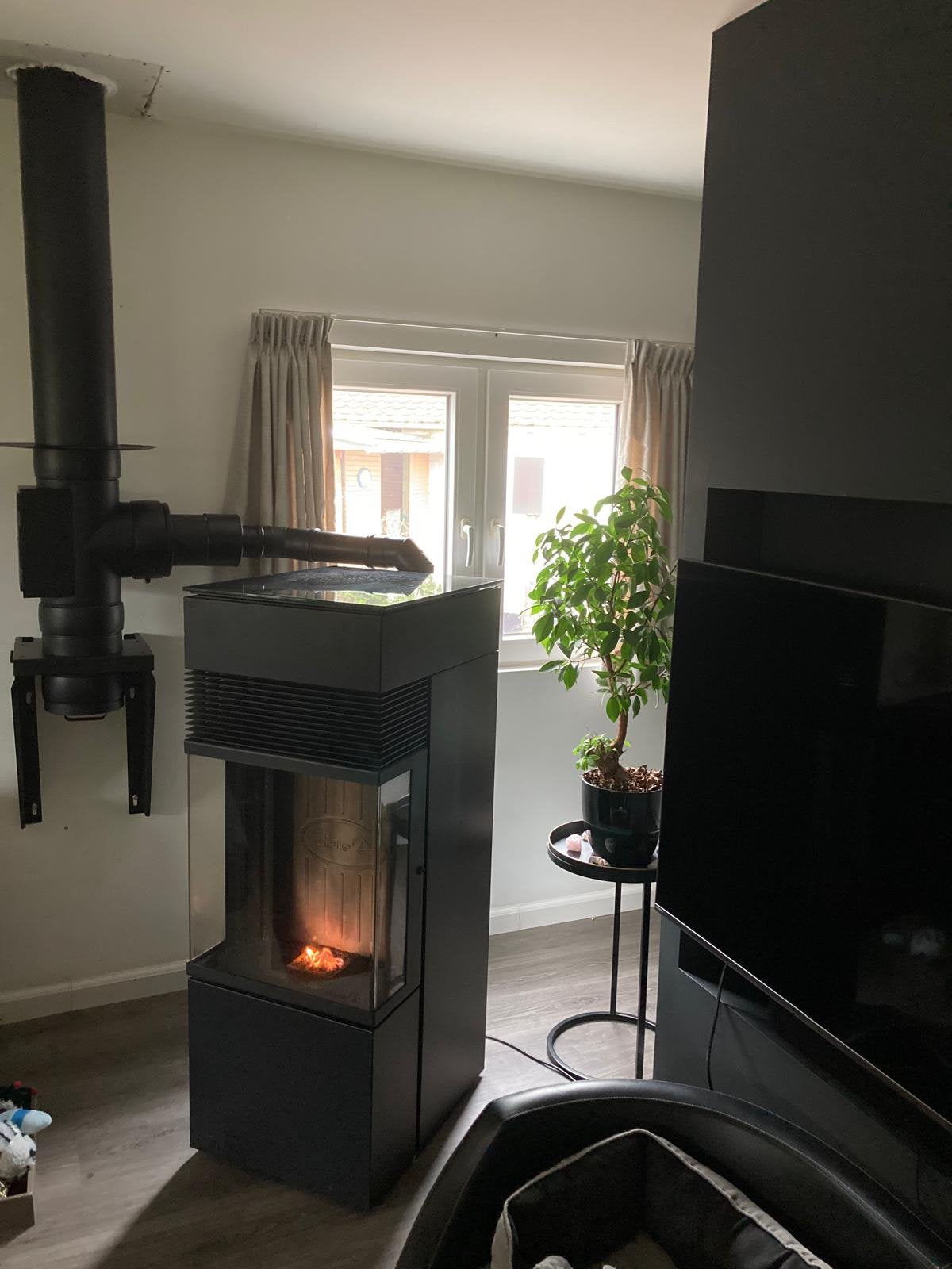 Paletkachel Dielle maestrale 60, Huis en Inrichting, Ophalen, Zo goed als nieuw, Hout, Houtkachel