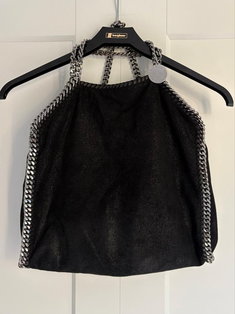 Stella McCartney Falabella Fold-Over Tote Bag, Ophalen of Verzenden, Gebruikt, Zwart, Overige typen