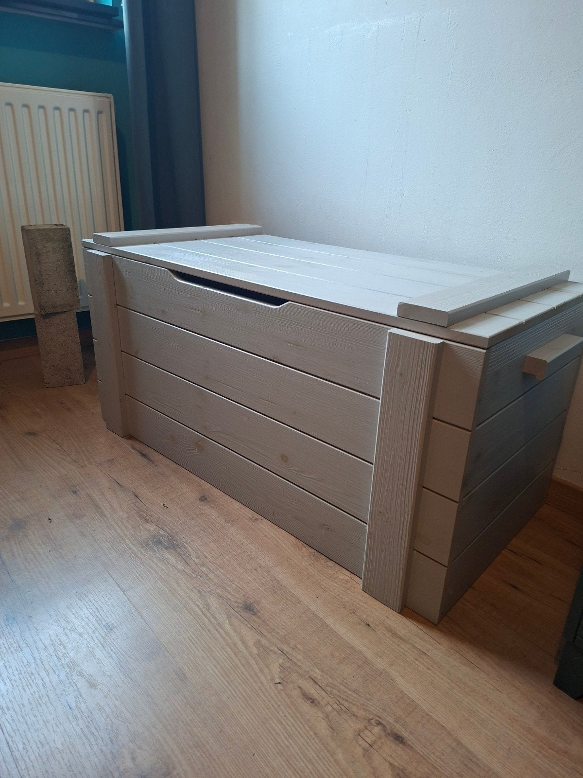 Houten opbergkist - 95x45 cm, Ophalen, Gebruikt, 50 tot 100 cm, 75 tot 100 cm