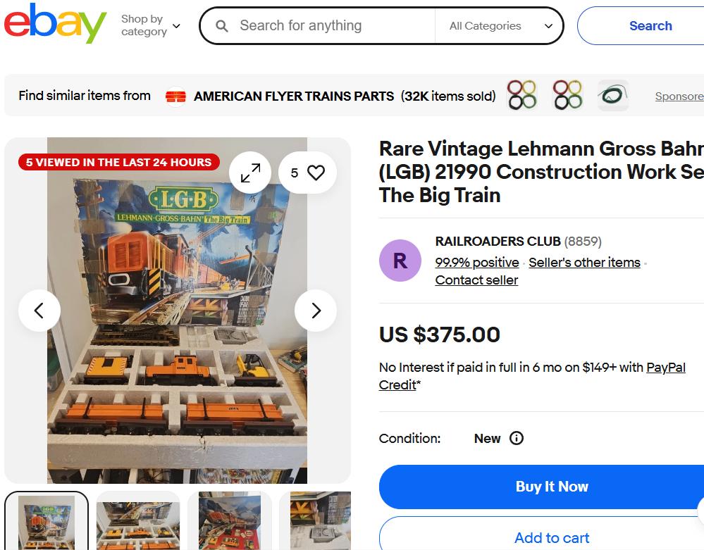 Treinen Verzameling 21990 Spoor Lehmann Modeltreinen LGB Set, Hobby en Vrije tijd, Modeltreinen | Overige schalen, Ophalen of Verzenden