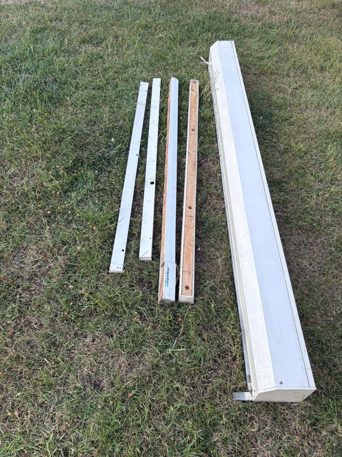 Elektrisch rolluik, Ophalen, Gebruikt, 200 cm of meer, Wit