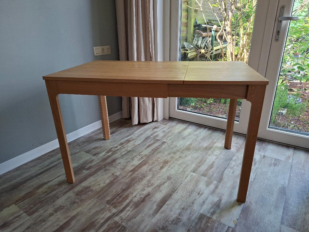 IKEA Ekedalen uitschuifbare eettafel eiken, Huis en Inrichting, Ophalen, Gebruikt, 50 tot 100 cm, 50 tot 100 cm