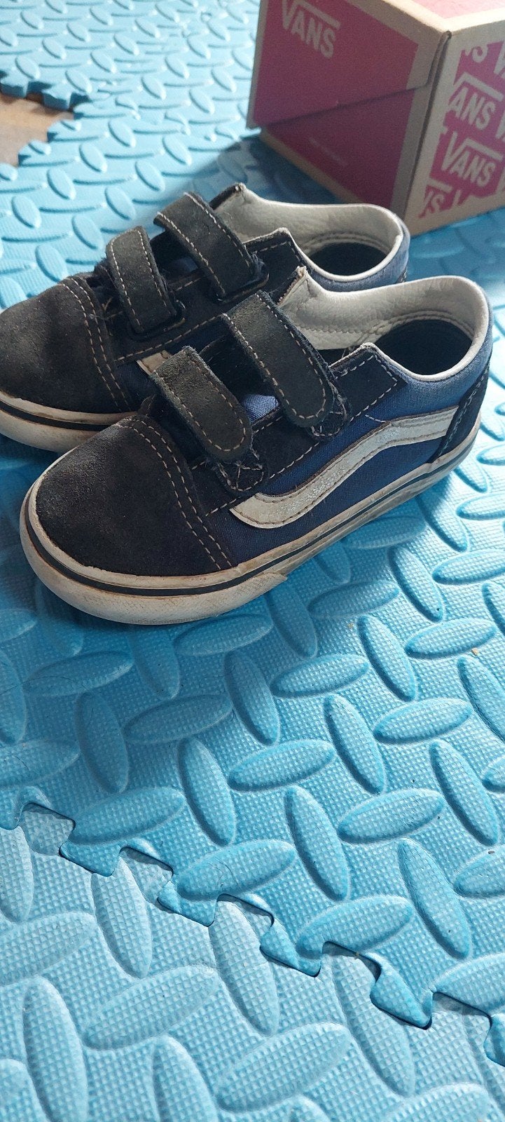 Vans Old Skool Klittenband Schoenen Maat 25.5, Gebruikt, Vans, Jongen of Meisje, Schoenen