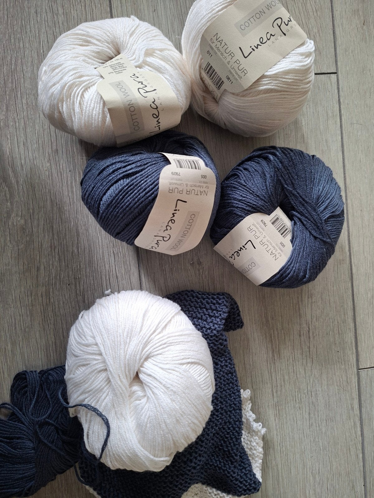 lana grossa linea pura, Ophalen of Verzenden, Zo goed als nieuw, Breien of Haken, Wol of Garen