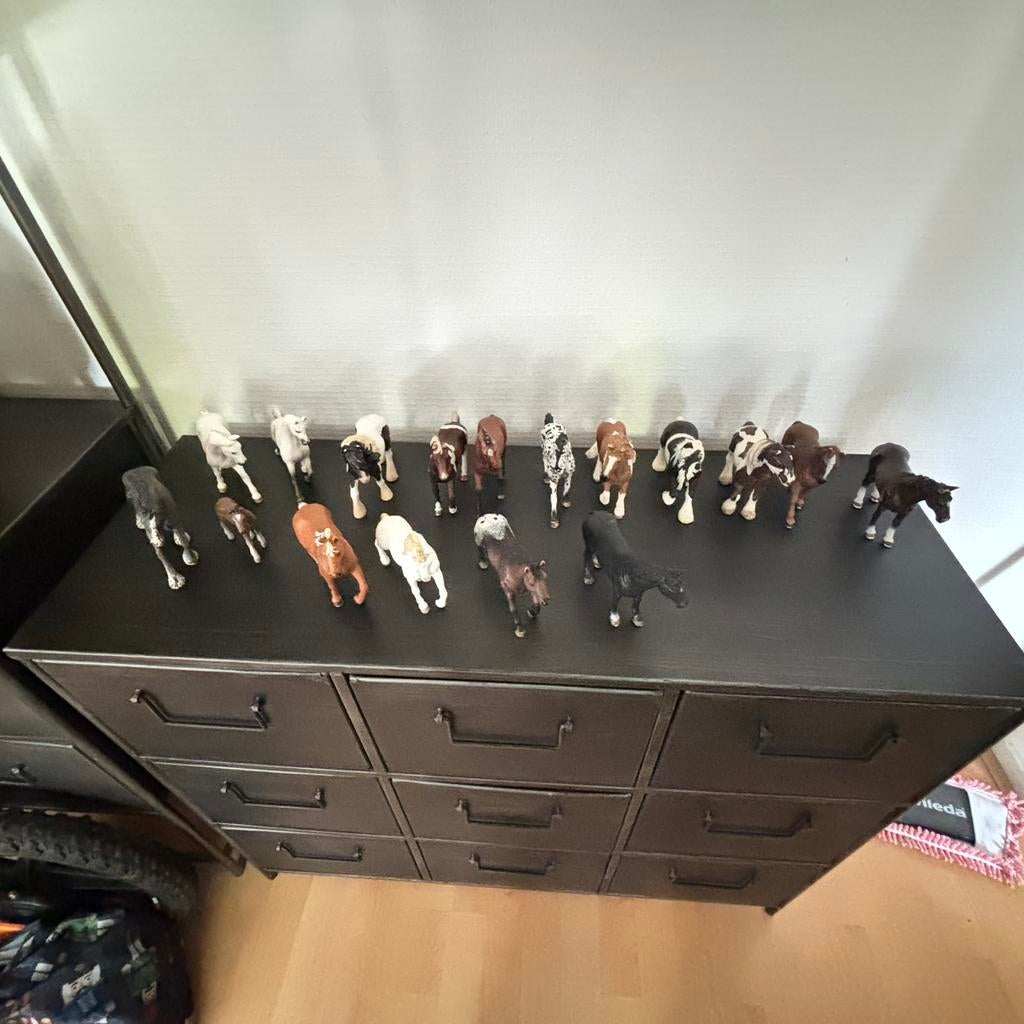 Schleich paarden 17 stuks, Ophalen of Verzenden, Zo goed als nieuw