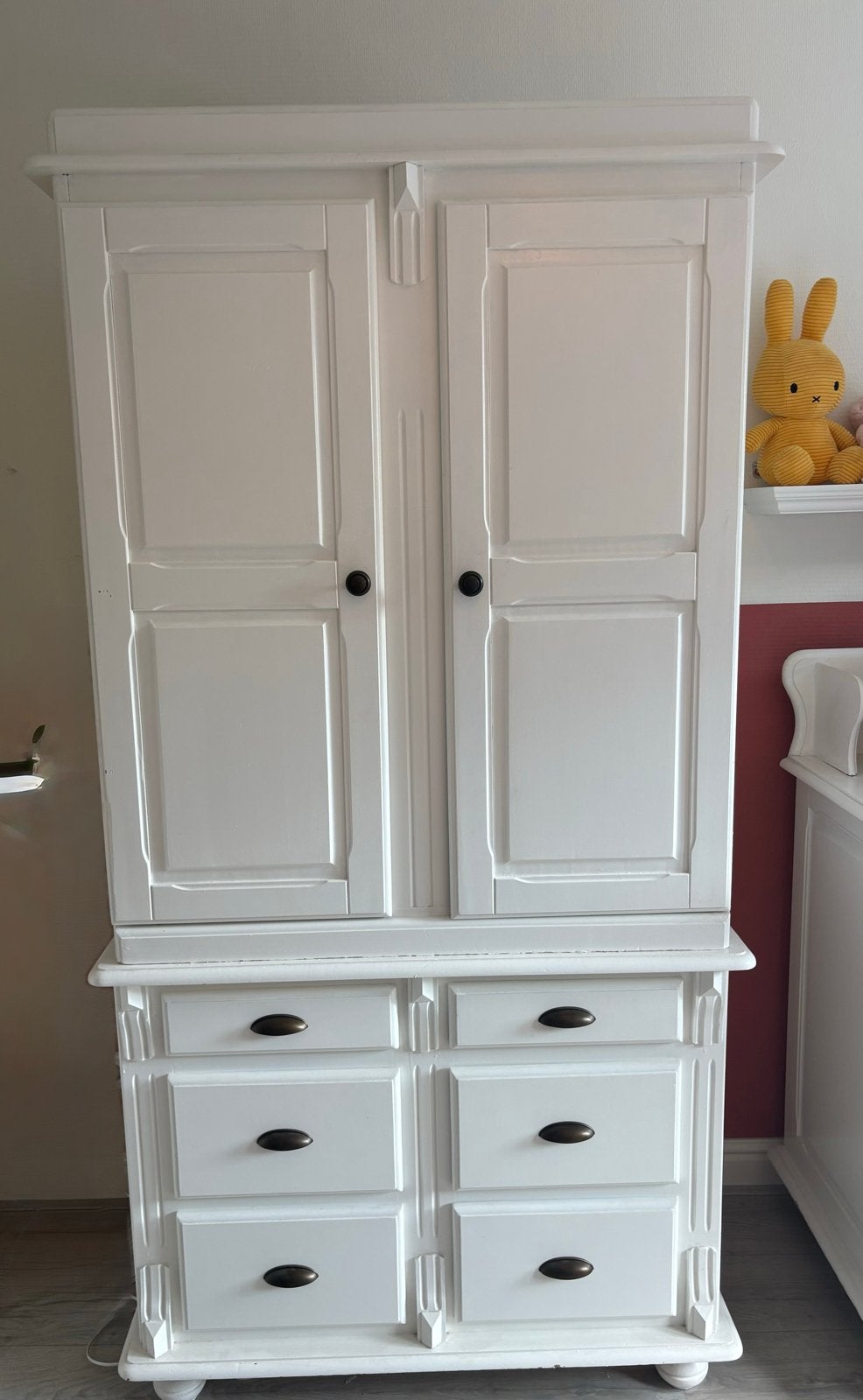 Complete babykamer van massief eiken, Kinderen en Baby's, Kinderkamer | Complete kinderkamers, Ophalen, Gebruikt, Jongetje of Meisje