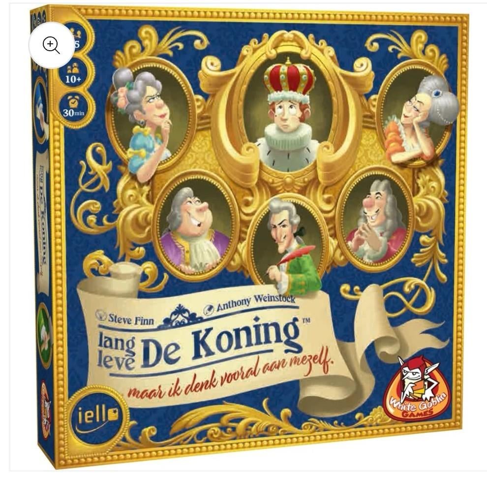 Lang leve de Koning bordspel, Ophalen of Verzenden, Nieuw, White Goblin Games