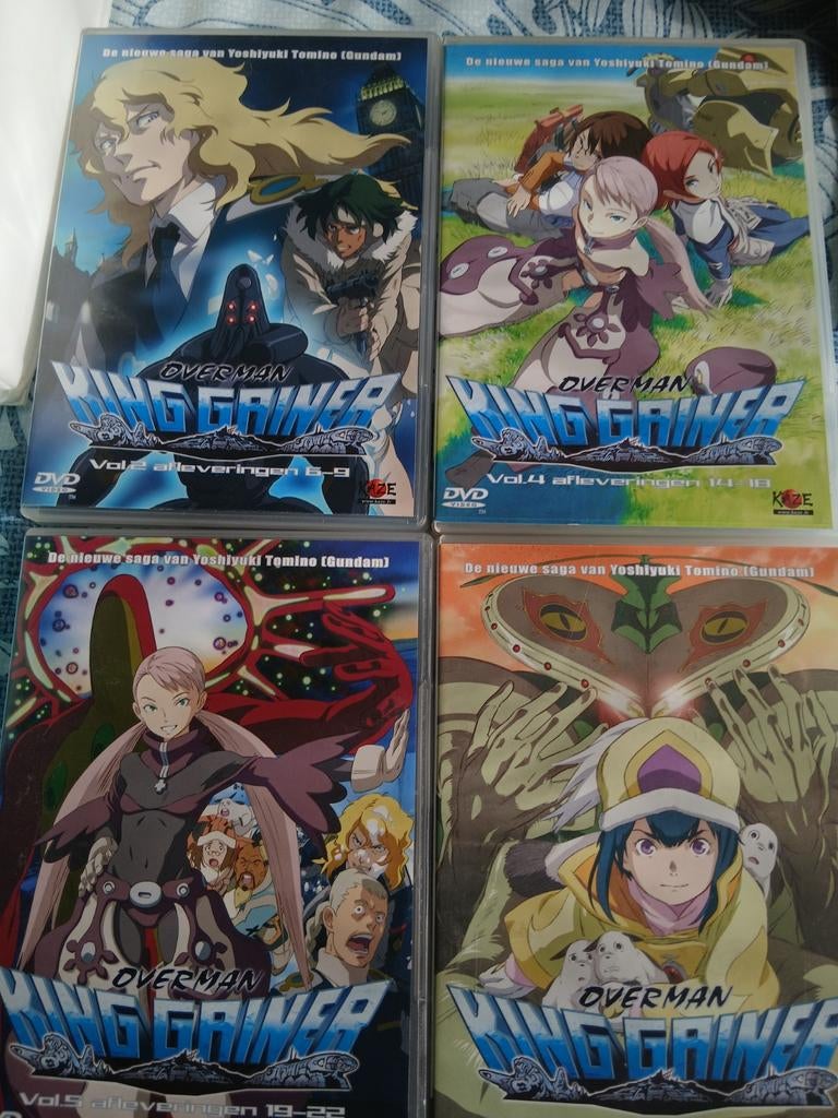 Overman King Gainer 4 dvds, Alle leeftijden, Ophalen of Verzenden, Zo goed als nieuw