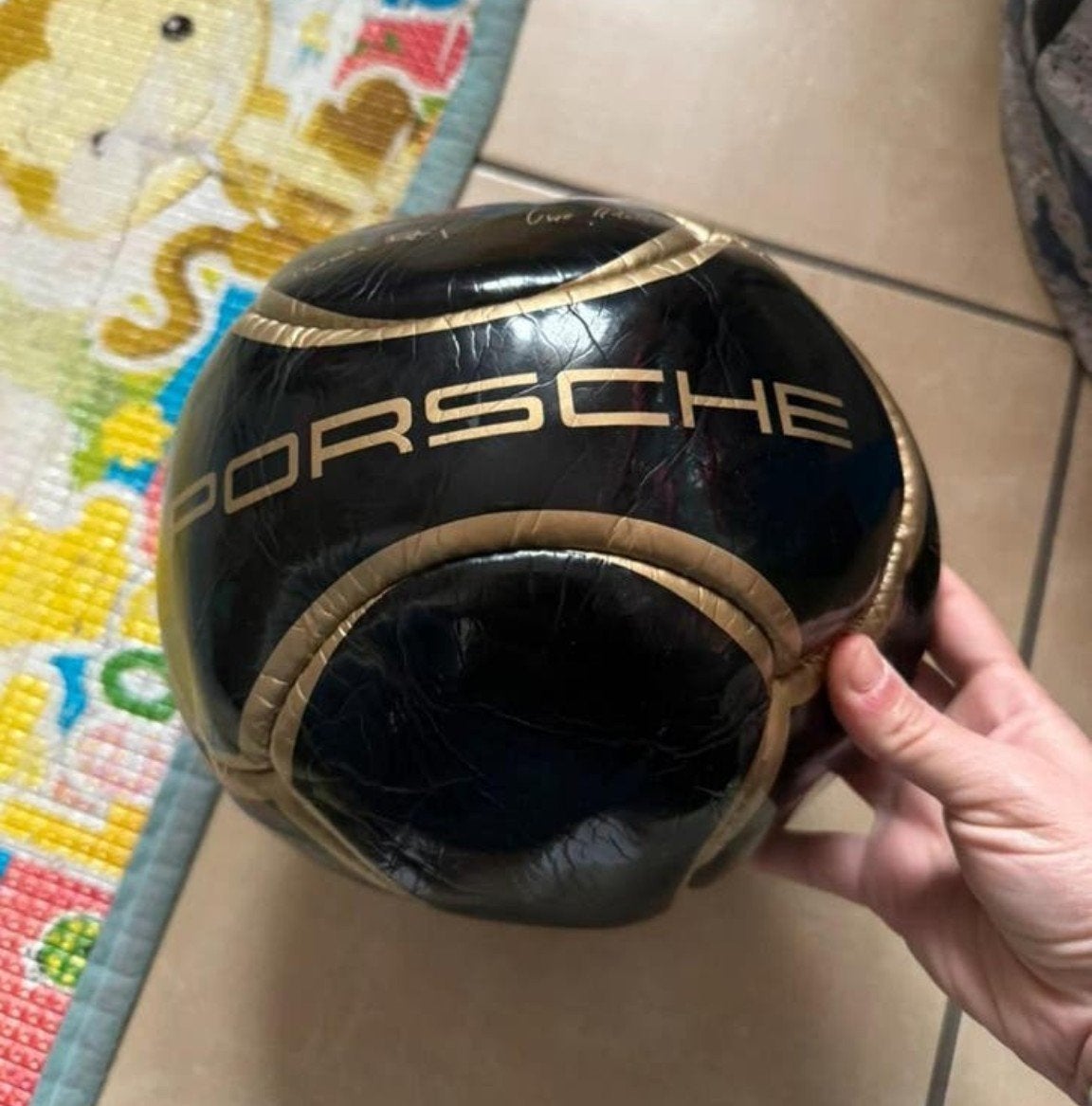 Prachtige Origineel porsche bal | PORSCHE  RESPECT ️, Ophalen of Verzenden, Zo goed als nieuw