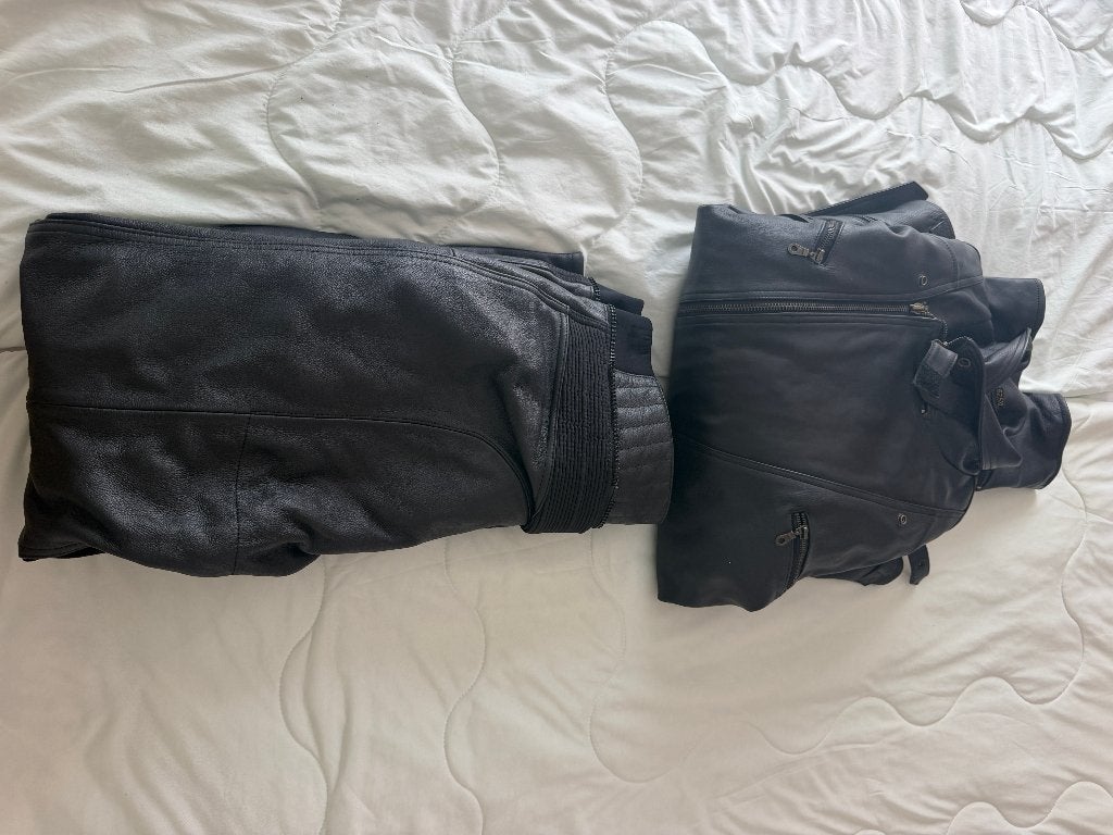 Richa Motorbroek Leer Maat 52/54 (Duitse maat 60), Motoren, Ophalen, Broek | leer, Dames, Richa