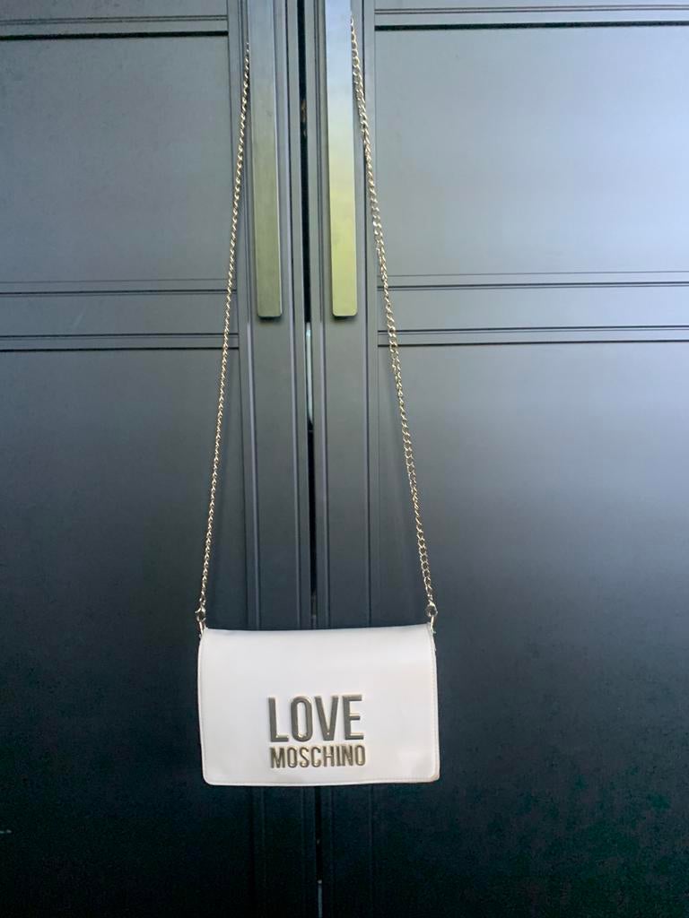 Moschino tas, Ophalen of Verzenden, Gebruikt, Schoudertasje