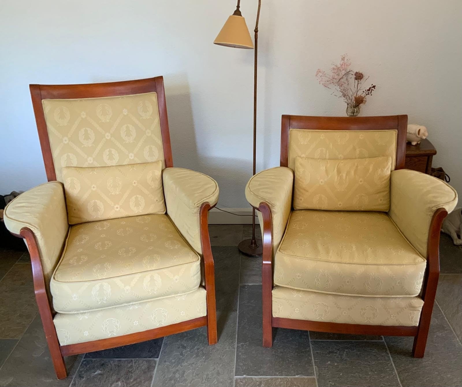 2 MOOIE SCHUITEMA FAUTEUILS ARTDECO  IN ZEER MOOIE STAAT, Huis en Inrichting, Fauteuils, Ophalen, Zo goed als nieuw, 75 tot 100 cm