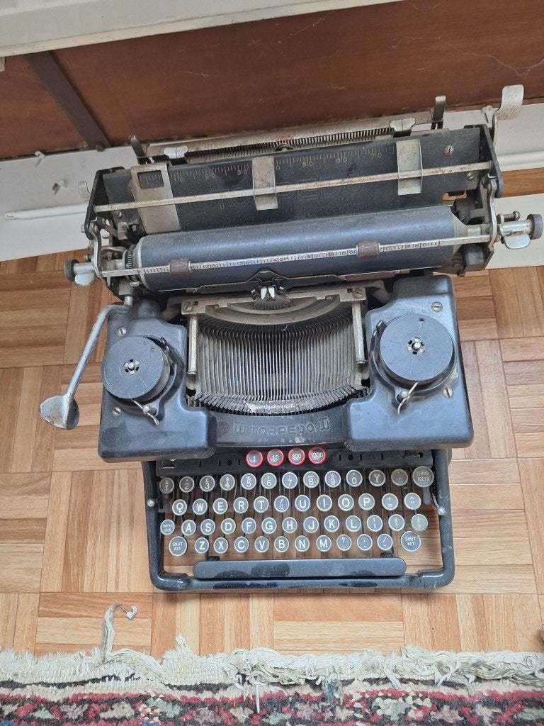 Oude typmachine, Diversen, Typemachines, Ophalen, Gebruikt